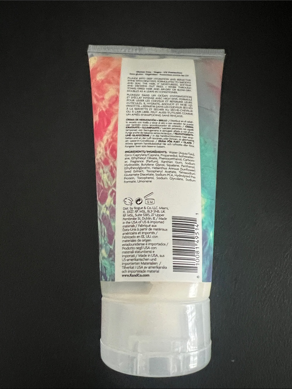 R+Co High Dive Moisture + Shine Crème — Multicolor Swirl Tube - Picture 2 of 2